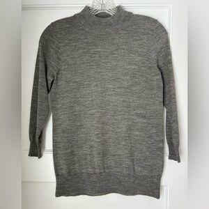 J.Crew Petite Tippi Mockneck 3/4 Sweater